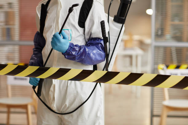 Professional Biohazard technician working in Valley Stream, NY